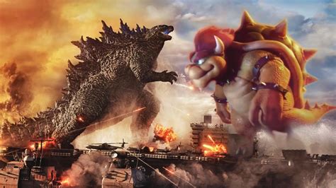 Godzilla VS Bowser - YouTube