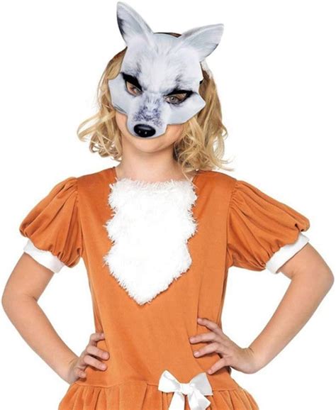 Amazon.com: Southwind Halloween Mask Fox Mask for Adults Kids Horror ...