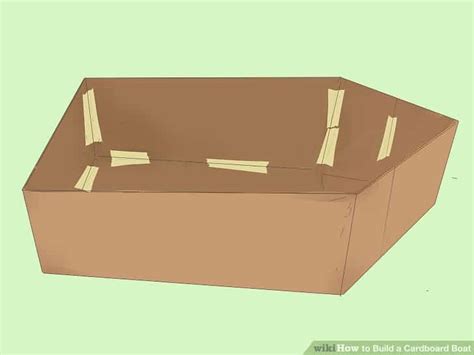 How to make a play boat out of cardboard ~ Building your own canoe