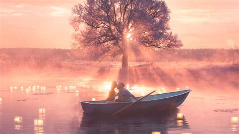 Romantic Couple Boat Wallpaper,HD Love Wallpapers,4k Wallpapers,Images ...