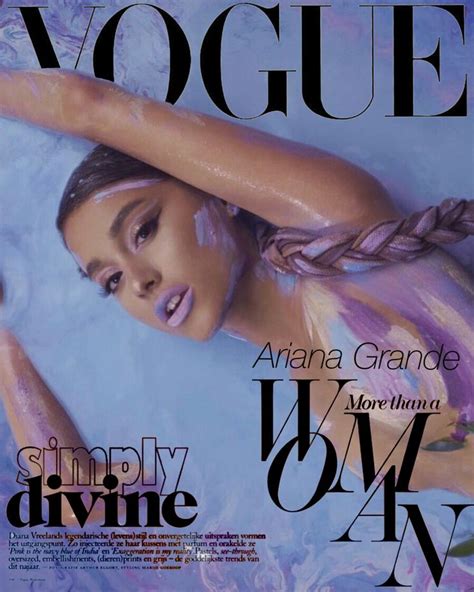 Ariana Grande Vogue | Журнальная обложка, Обложка журнала, Обложки журналов