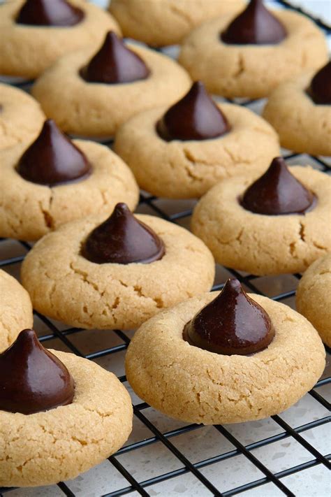 Vegan Peanut Butter Blossoms - Easy Vegan Cookies