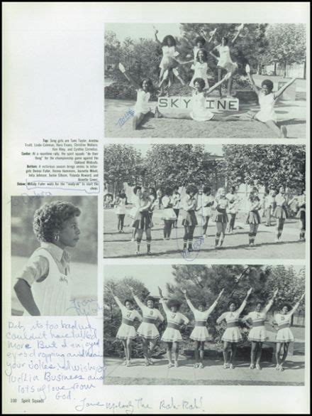 1977 Skyline High School Yearbook | Yearbook photos, Yearbook, High ...