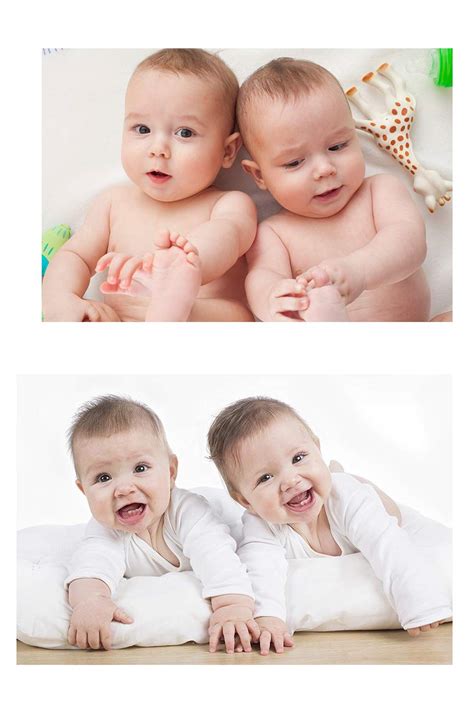 Buy Yellow Alley Adorable Twins Baby Combo|Wall |Twin Babies for Living ...