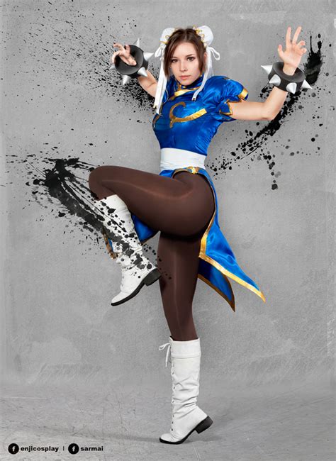 Chun Li cosplay I. by EnjiNight on DeviantArt