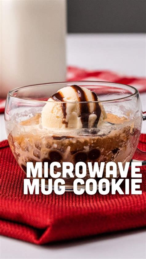 Microwave Mug Cookie | Mug Cookie | Cooking Panda | Summer desserts ...