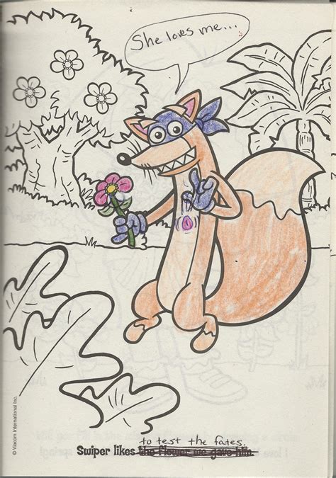 Swiper Coloring Pages