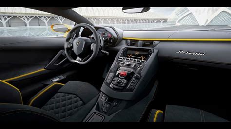 Lamborghini Aventador S Coupé Interior - YouTube