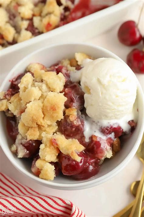 Cherry Cobbler (fresh or frozen cherries) - Celebrating Sweets