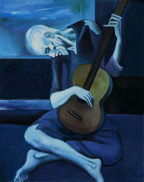 Pablo Picasso Blue Period | Pablo Picasso - Monochrome project idea ...