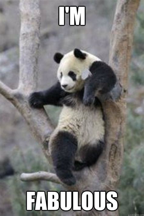 I'm fabulous - Fabu Panda - quickmeme