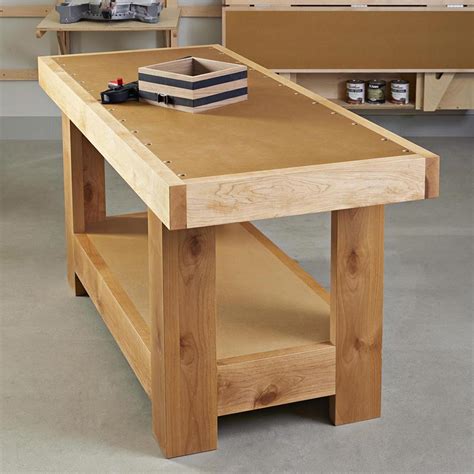 Simple Wooden Workbench Plans - Image to u