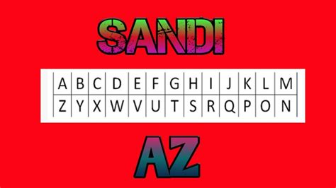 SANDI AZ PRAMUKA - YouTube