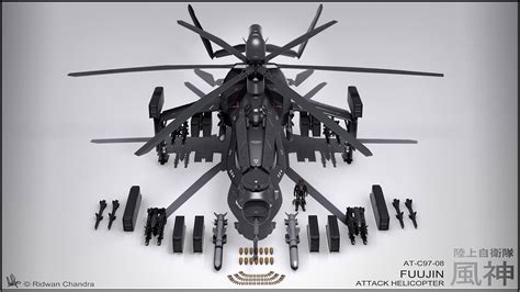 Fuujin Attack Helicopter Render by MeganeRid on DeviantArt