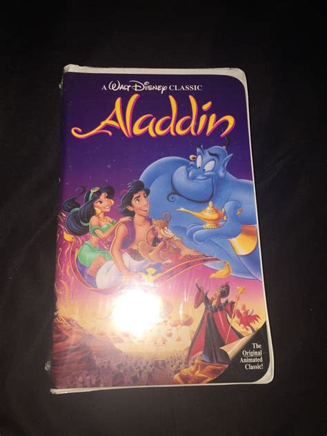 RARE Aladdin (VHS 1993) Walt Disney's Black Diamond Classic SHRINKWRAP ...