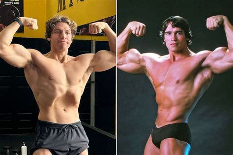 Arnold Schwarzenegger's Son Recreates His Muscle Poses