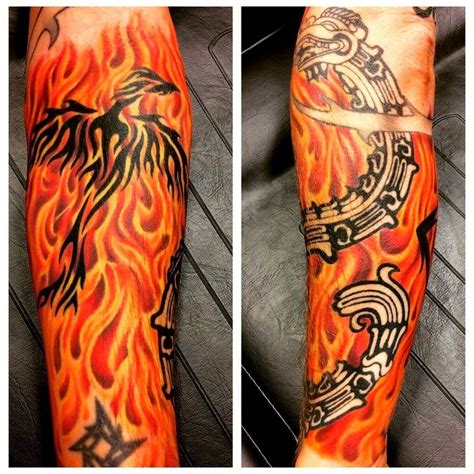 Fire Tattoo Sleeves Gallery in 2020