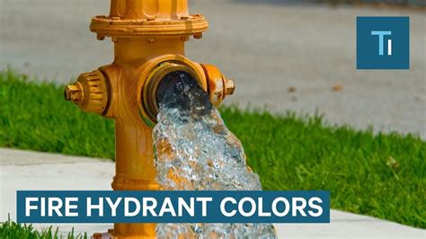 The Meaning of Fire Hydrant Colors - YouTube