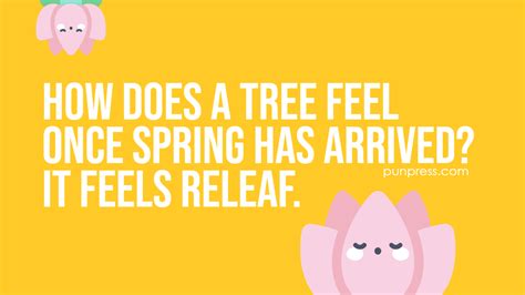 50 Spring Puns That Will Bring You Releaf - PunPress