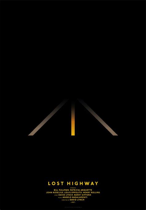 Michal Krasnopolski Lost Highway | Movie posters minimalist, Lost ...