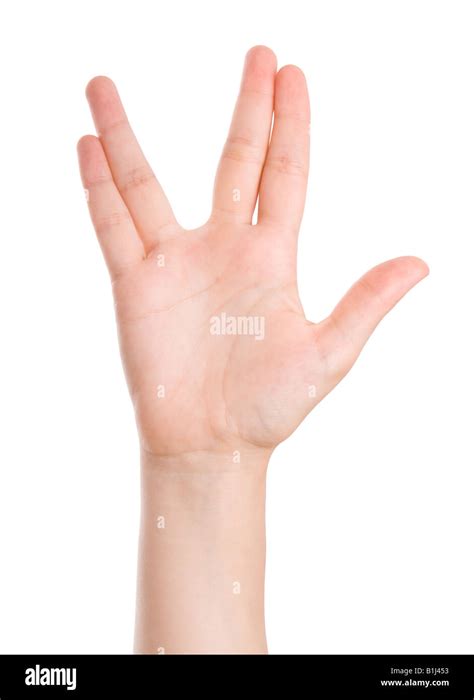 Star Trek Vulcan Hand Sign