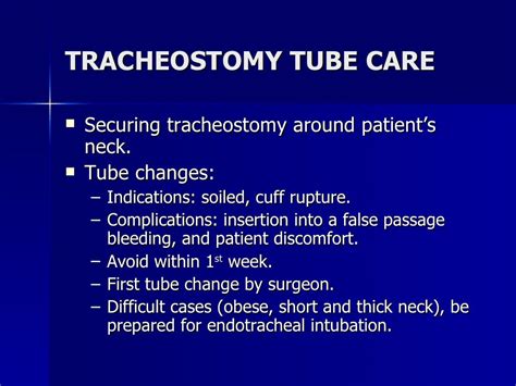 Tracheostomy