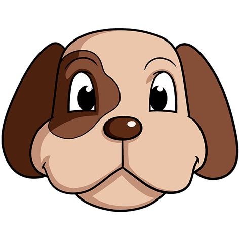 Top 141+ How to draw a dog face cartoon - Tariquerahman.net