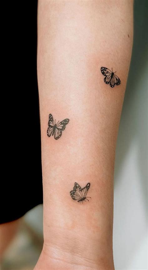 75 Unique Small Tattoo Designs & Ideas : Pretty Little Butterflies I ...