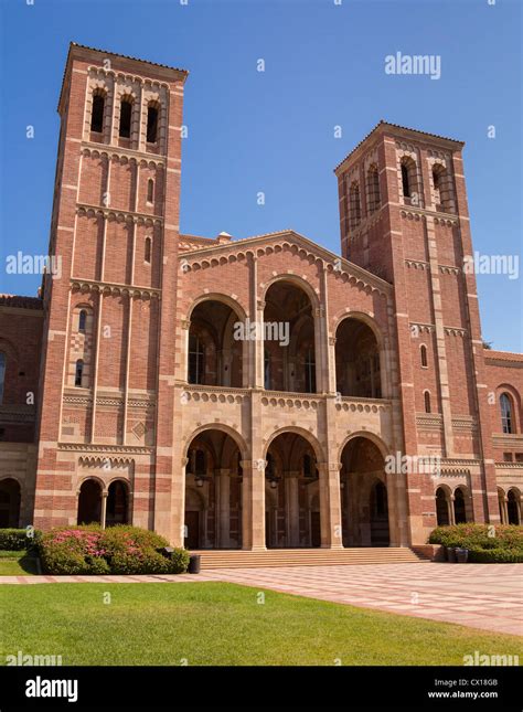 LOS ANGELES, CALIFORNIA, USA - Royce Hall on UCLA campus Stock Photo ...