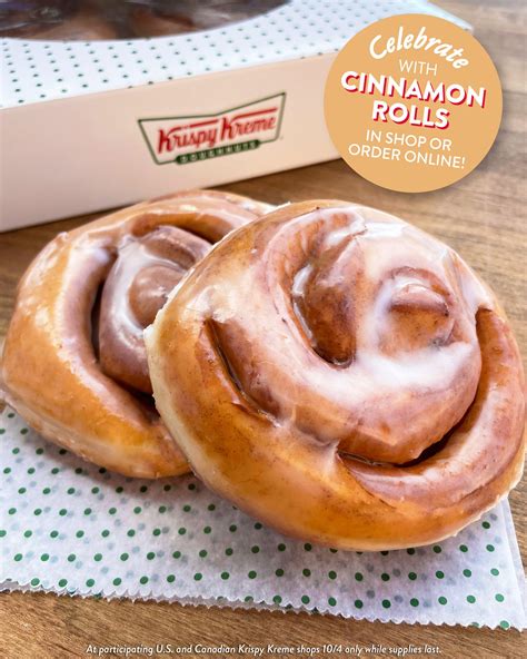 Krispy Kreme on Twitter: "Happy #NationalCinnamonRollDay! 🎉 Roll into ...