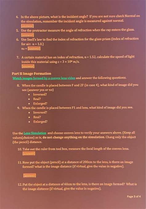 Solved 4. In the above picture, what is the incident angle? | Chegg.com