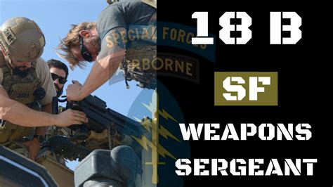 18B Special Forces Weapons Sergeant | Former Green Beret