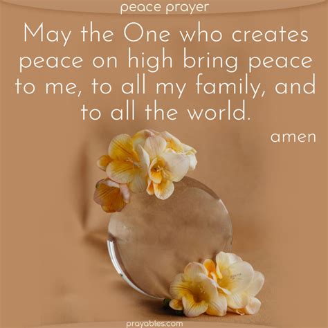 Prayer: Peace - Prayables