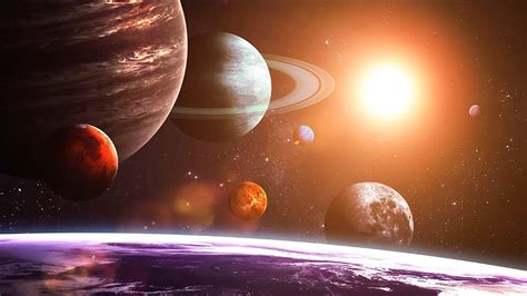 Planet space solar system space art , Background HD wallpaper | Pxfuel