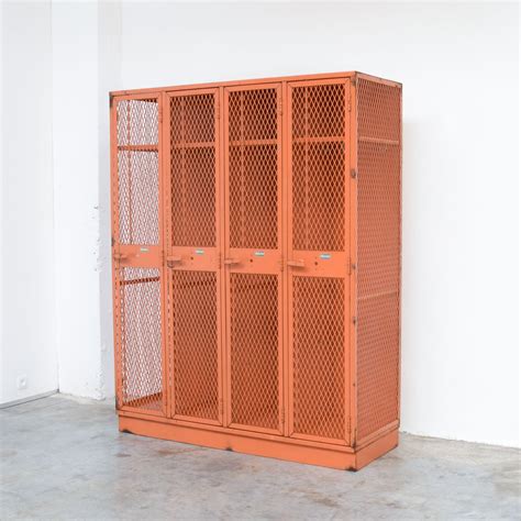 Vintage Industrial Metal Locker Cabinet | #111070