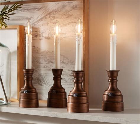 Bethlehem Lights Set of 4 Premium Cordless Window Candles - QVC.com ...