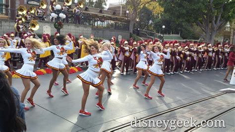 USC Band Performing Disneyland Today (Pictures & Video) - The Geek's ...