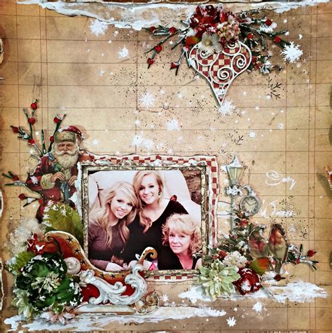 Printable Christmas Scrapbook Layouts