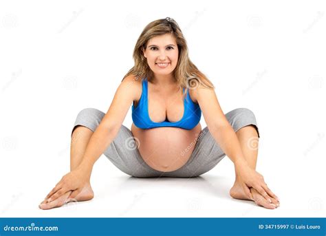 Pregnancy Workout Royalty Free Stock Photography - Image: 34715997