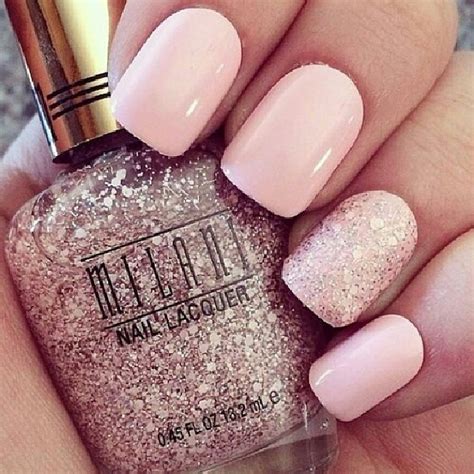 Light Pink Glitter Nails Pictures, Photos, and Images for Facebook ...