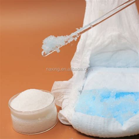 Super Absorbent Polymer Hydrogel For Baby Diaper And Sanitary Napkin ...