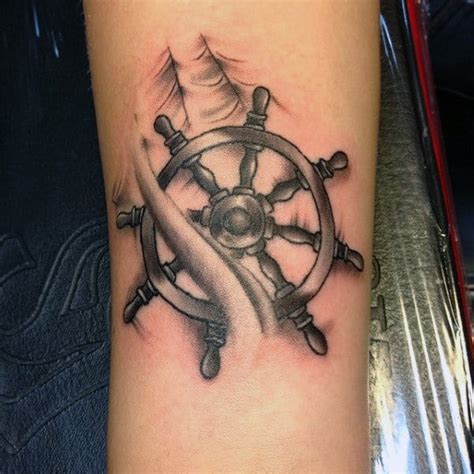 Discover more than 74 ship wheel tattoo - in.coedo.com.vn