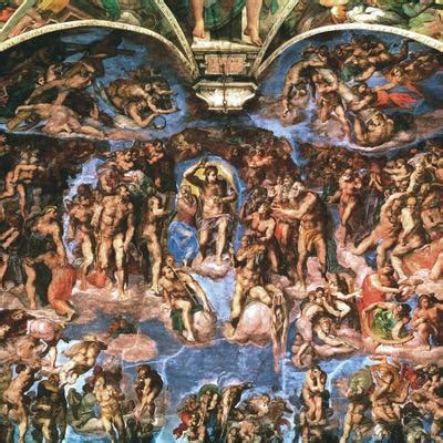 Sistine Chapel: The Last Judgement (Detail Of U... | Michelangelo | iCanvas