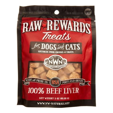 NW Naturals Raw Rewards Beef Liver Freeze Dried Dog Treats, 3 Oz ...