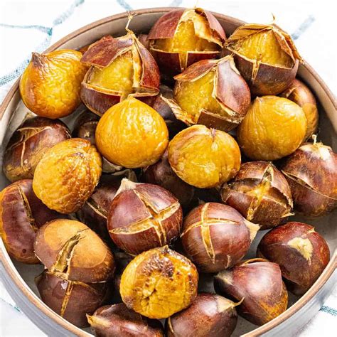 Roasted Chestnuts (Easy-Peel Method) - Drive Me Hungry