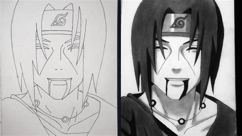 How to draw ITACHI Uchiha | Naruto Shippuden - YouTube