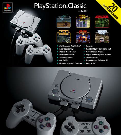 PlayStation Classic Games List Revealed, Has Total of 20, Including ...