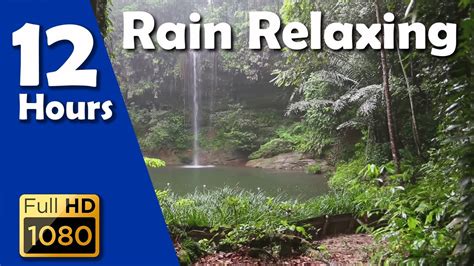 12 Hours of Rain sound in HD / Relaxing Stress - YouTube