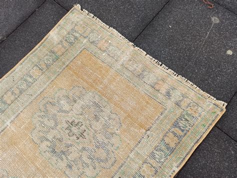 Orange Runner Rug long Vintage Rugmuted Color Rugturkish - Etsy