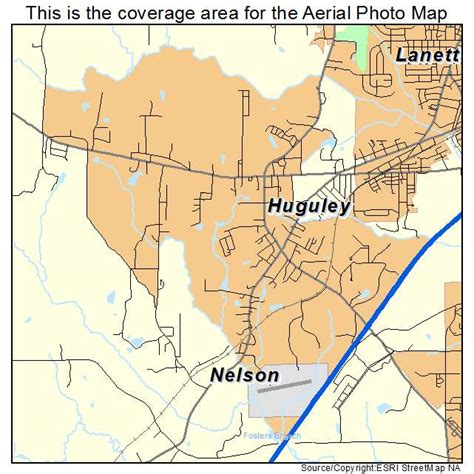 Aerial Photography Map of Huguley, AL Alabama